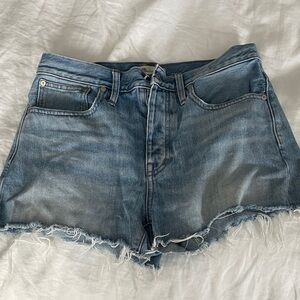 Madewell Light Blue Jean Shorts